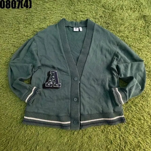 [BUNJANG] Adidas Cardigan Green Size S / 아디다스 가디건 그린색상 S 0807
