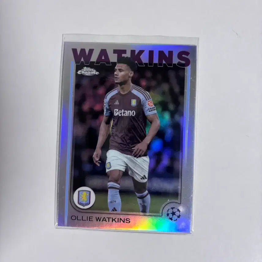 [BUNJANG] Aston Villa Watkins Football Card Refractor / 아스톤 빌라 왓킨스 축구 카드 리플렉터