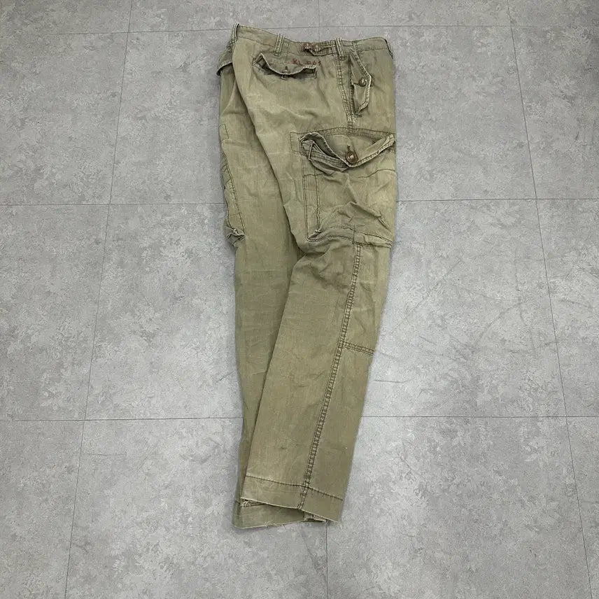 [BUNJANG] Polo Ralph Lauren Men's Washed Cargo Pants / 32 폴로 랄프로렌 남자 워싱 카고 팬츠