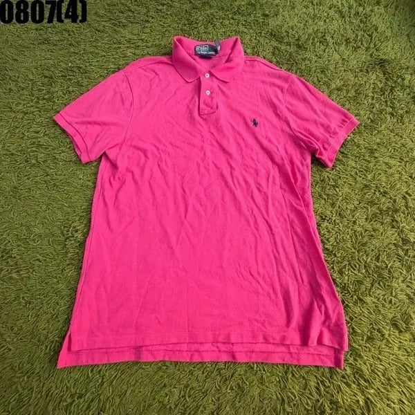 [BUNJANG] Polo Ralph Lauren Pink Short Sleeve Polo Shirt L / 폴로 랄프로렌 핑크 반팔 카라티 L 0807