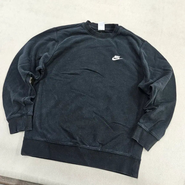 [BUNJANG] Nike Small Logo Sweatshirt Black / L 나이키 스몰로고 블랙 맨투맨 0724Y2