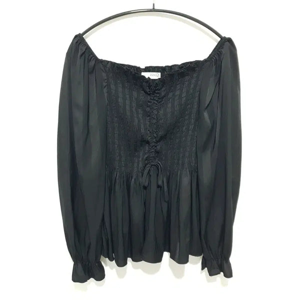 [BUNJANG] Riricco Shirring Smoke Blouse / 리리앤코 셔링 스모크 블라우스 2_M2905