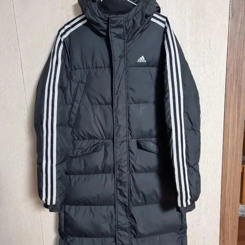 [BUNJANG] Adidas Long Padding Jacket Black L (DT7920) / 아디다스 롱패딩 dt7920 블랙 L
