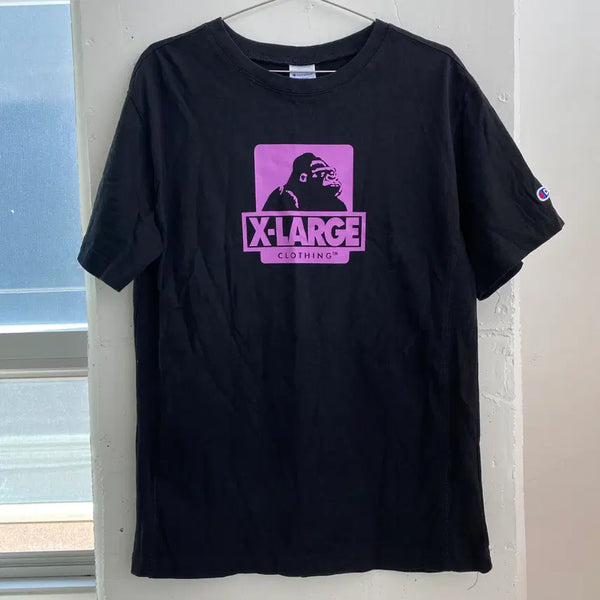 [BUNJANG] Champion x Xlarge Short Sleeve T-Shirt / (L) CHAMPION X XLARGE 반팔 티셔츠