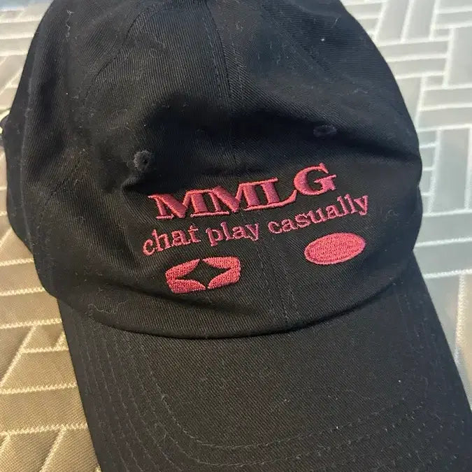 [BUNJANG] MMLG Black Cotton Baseball Cap / MMLG 볼캡 검정 새상품