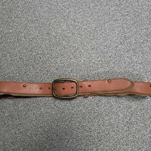 [BUNJANG] Vintage Leather Belt / 빈티지가죽벨트