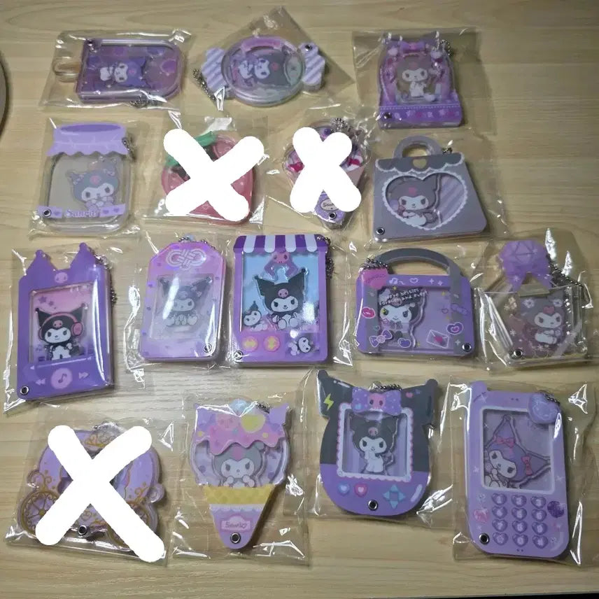 [BUNJANG] Sanrio Kuromi Acrylic Keyring (15 Types, Sealed) / 미개봉) 쿠로미 아크릴 키링 15종 판매합니다.