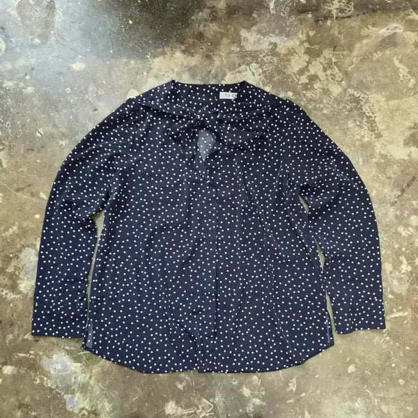 [BUNJANG] SJSJ Dot Pattern Ribbon Blouse / 55-66) 한섬 SJSJ 도트패턴 리본 블라우스 땡땡이 블라우스 셔츠