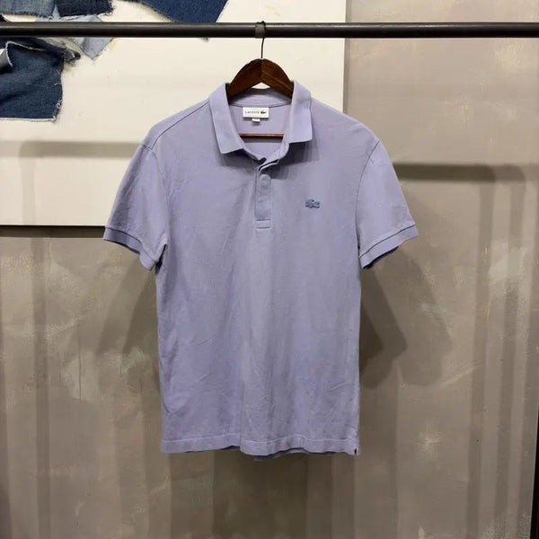 [BUNJANG] Lacoste Embroidered Short Sleeve Polo T-Shirt / (100) 라코스테 자수 반팔 PK 카라티