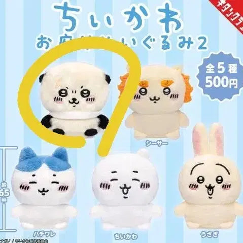 [BUNJANG] Chiikawa Rakko Sitting Plush - Series 2 / 치이카와 먼작귀 앉은 누이 2탄 랏코