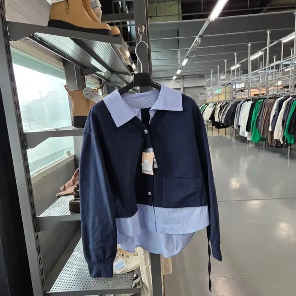 [BUNJANG] SJSJ Layered Shirt / (새상품) SJSJ 레이어드 셔츠