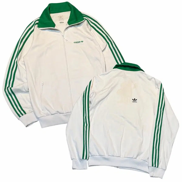 [BUNJANG] 00s Adidas Beckenbauer Jersey White Green / 00s 아디다스 팁탭 희긔 베켄바우어 져지 화이트 그린