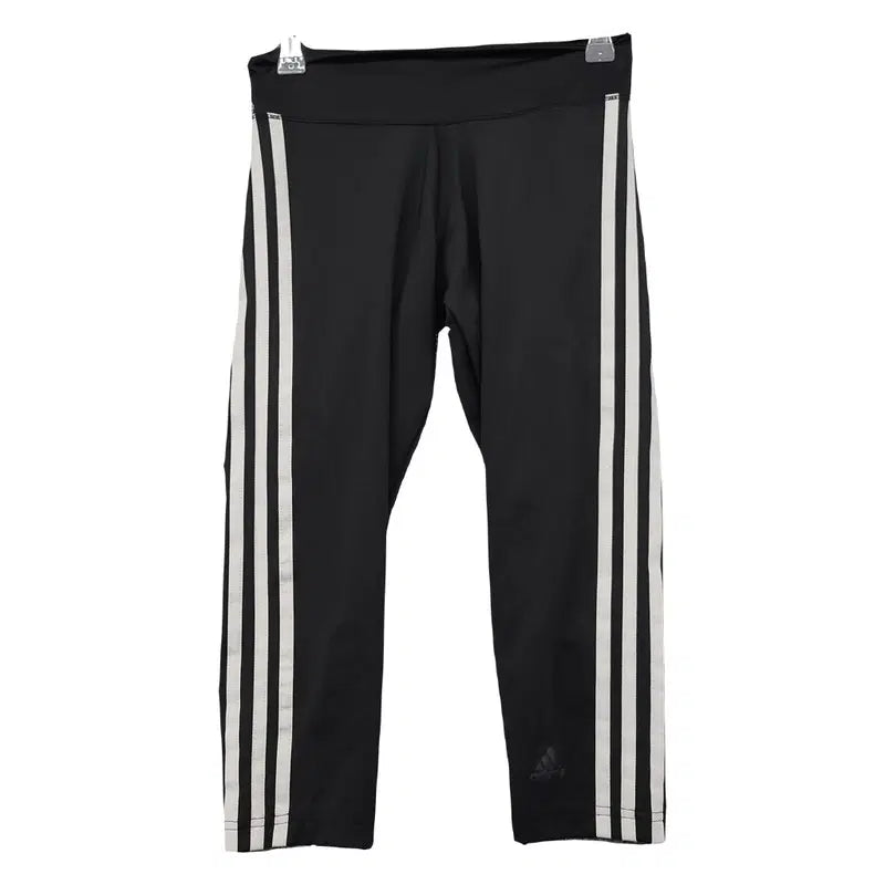 [BUNJANG] Adidas Black Three-Stripes Leggings / 아디다스 블랙 삼선 레깅스 085