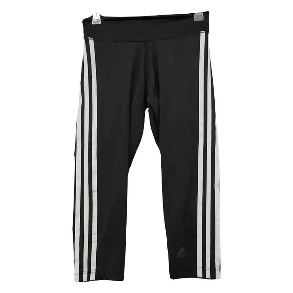 [BUNJANG] Adidas Black Three-Stripes Leggings / 아디다스 블랙 삼선 레깅스 085