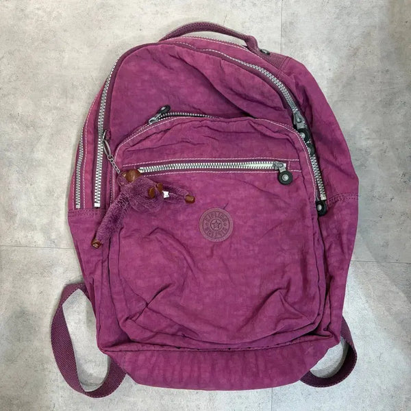 [BUNJANG] Kipling Vintage Purple Backpack Bag / OS 키플링 빈티지 퍼플 백팩 가방