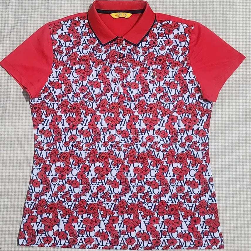 [BUNJANG] MACAW Women's Golf T-Shirt Size M (95) / 마코 MACAW 여성골프티셔츠 사이즈 95