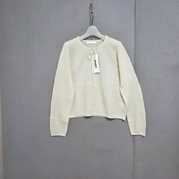 [BUNJANG] Ivory All-Material Knit Top / 아이보리 올소재 깔끔 니트 F  n8705 미착용제품