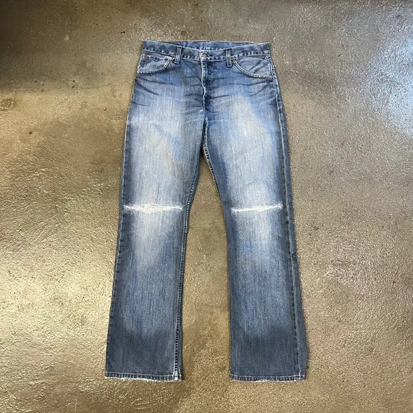 [BUNJANG] Levi's 507 Repair Slim Bootcut Jeans / 00s 리바이스507 리페어 부츠컷 (33)