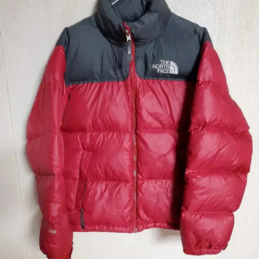 [BUNJANG] The North Face Nuptse Padded Jacket Red Size 90 / 노스페이스 눕시 패딩 레드 90
