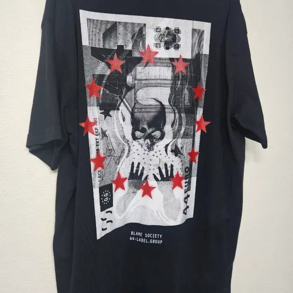 [BUNJANG] 44 Label Group Short Sleeve T-Shirt L / 44 Label Group/44 레이블 그룹 반팔티 L