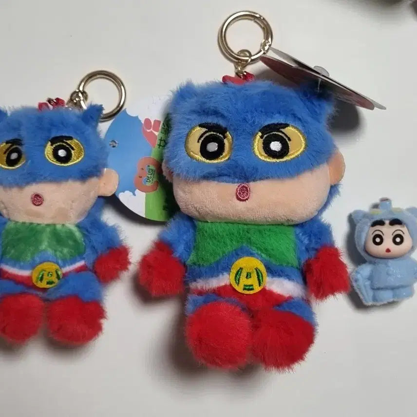 [BUNJANG] Crayon Shin-chan Action Mask Keyring Plush Set / 짱구는 못말려 짱구 액션가면 키링 인형 2개 일괄