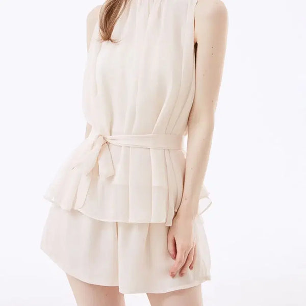[BUNJANG] Navi SIB Set Sleeveless Blouse / 네비 시브 SET 블라우스 에겐녀 민소매 블라우스