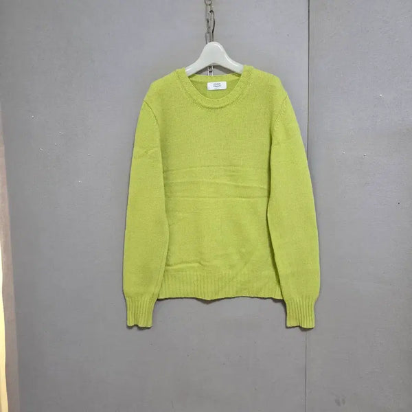 [BUNJANG] Tomboy Green Blend Wool Blend Knit Sweater / 톰보이 연두계열 모소재 니트 F   n8706
