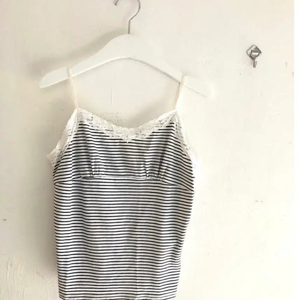 [BUNJANG] Vintage Striped Tank Top / 빈티지 스트라이프 나시