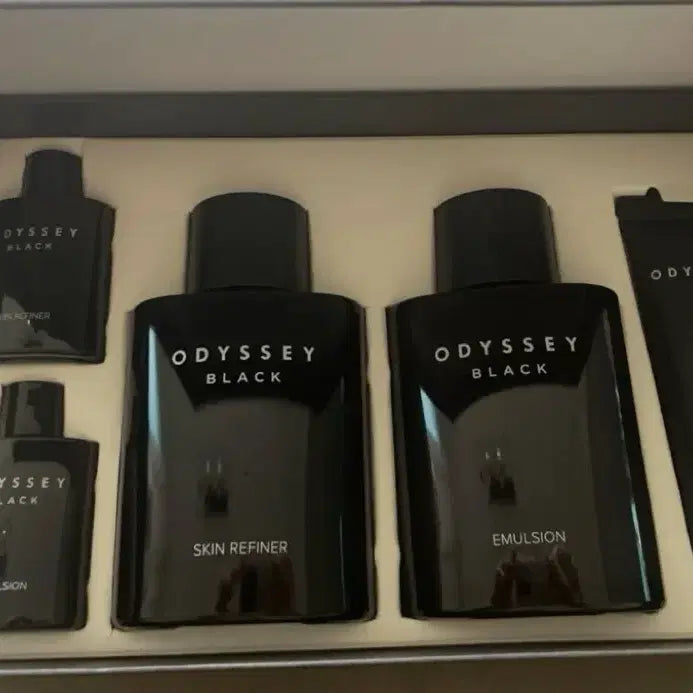 [BUNJANG] Odyssey Black Skin Refiner, Emulsion, Cleansing Foam Set / 오디세이 블랙 스킨 리파이너/에멀전/클렌징폼 세트