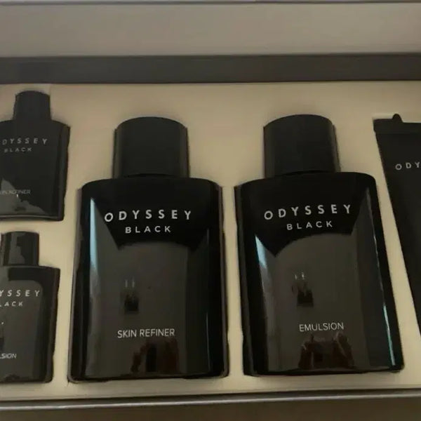 [BUNJANG] Odyssey Black Skin Refiner, Emulsion, Cleansing Foam Set / 오디세이 블랙 스킨 리파이너/에멀전/클렌징폼 세트