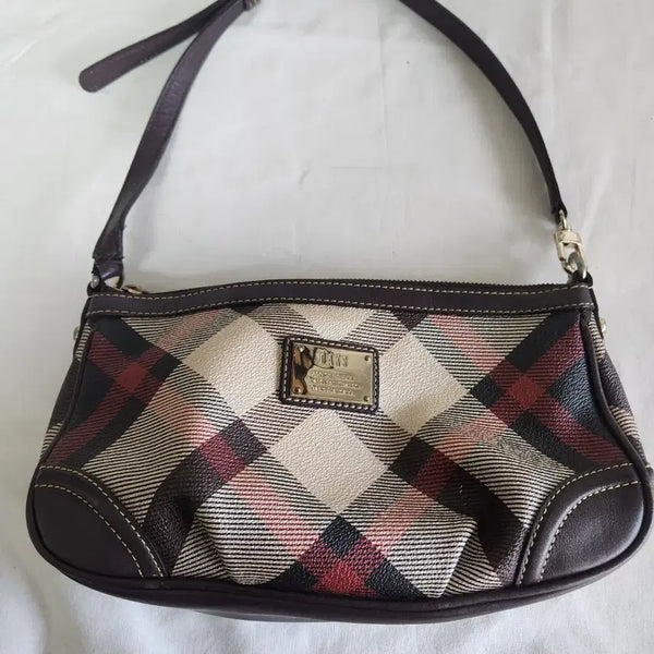 [BUNJANG] Daks Check Shoulder Bag / 닥스 체크 숄더백