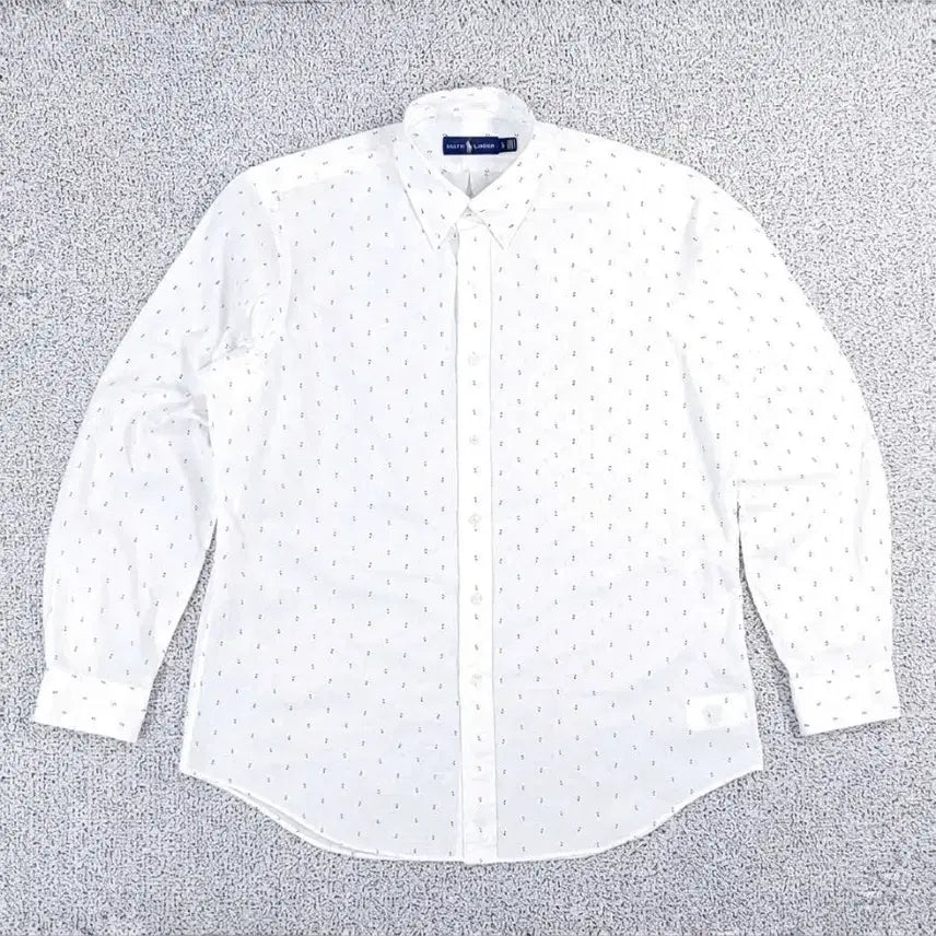 [BUNJANG] Polo Ralph Lauren Micro Dot Button-Down Shirt - Large / 폴로 랄프로렌 마이크로 도트 버튼다운 셔츠 L