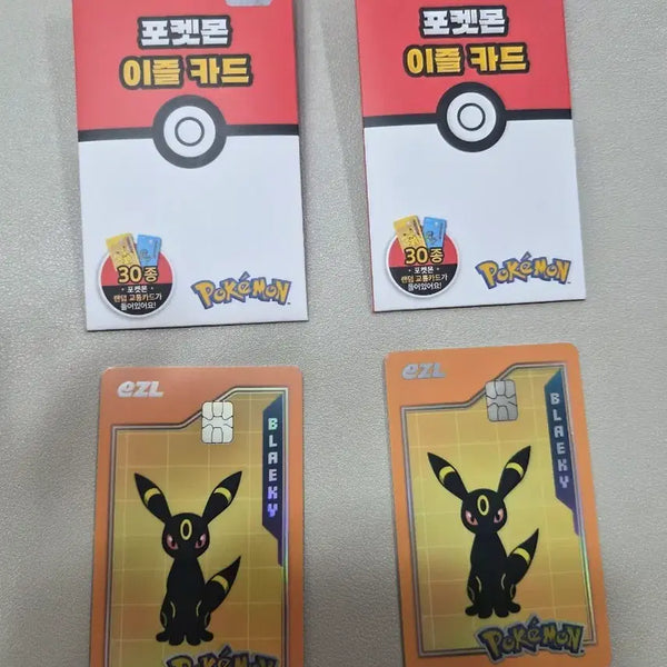 [BUNJANG] Pokemon Umbreon Izil Transit Card / 포켓몬 블래키 이즐 교통카드
