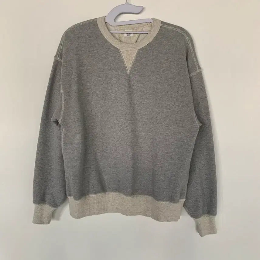 [BUNJANG] L'EAU Sweatshirt Grey / L'EAU 맨투맨 그레이