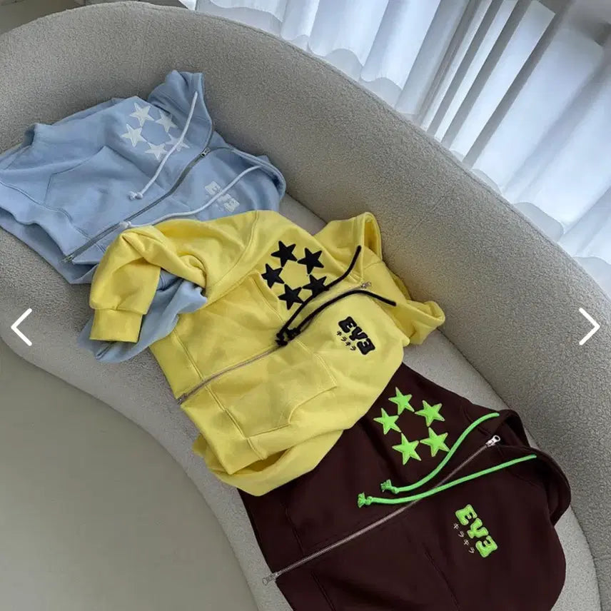 [BUNJANG] Kira Kira Hooded Zip-Up / 키라키라후드집업