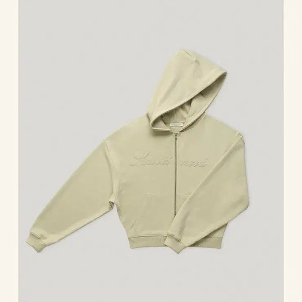 [BUNJANG] Smoothmood Drew Zip-Up Hoodie Green / 스무드무드 드류 후드집업 그린