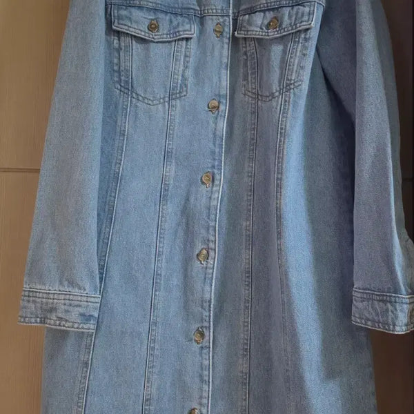 [BUNJANG] A.P.C. Denim Shirt Dress / A.P.C. 아페쎄 데님 셔츠 원피스