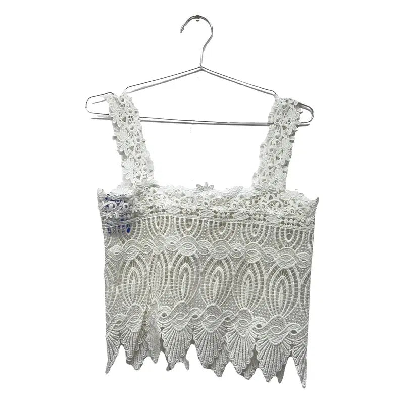 [BUNJANG] Vintage Mori White Sleeveless Top / 빈티지 모리 화이트 민소매 나시