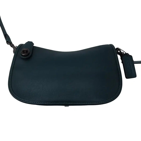[BUNJANG] Coach Green Swinger Turnlock Shoulder Bag / 코치 그린 스윙어 턴락 숄더백