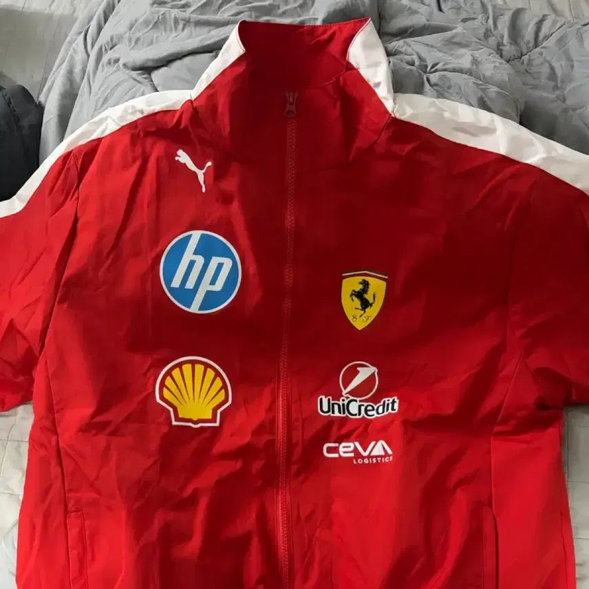 [BUNJANG] Ferrari F1 Windbreaker Jacket XL / 페라리 f1 바람막이 XL 자켓