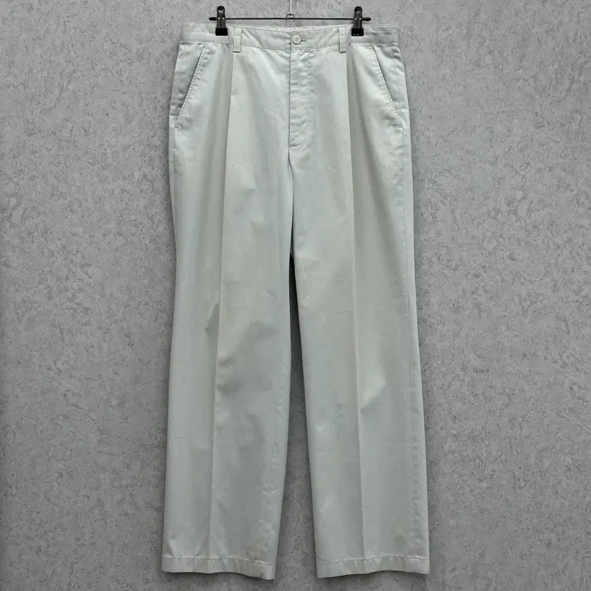 [BUNJANG] Lacoste Men's Pinstripe Chino Pants - Size 32 / 32 라코스테 남자 핀턱 치노 팬츠