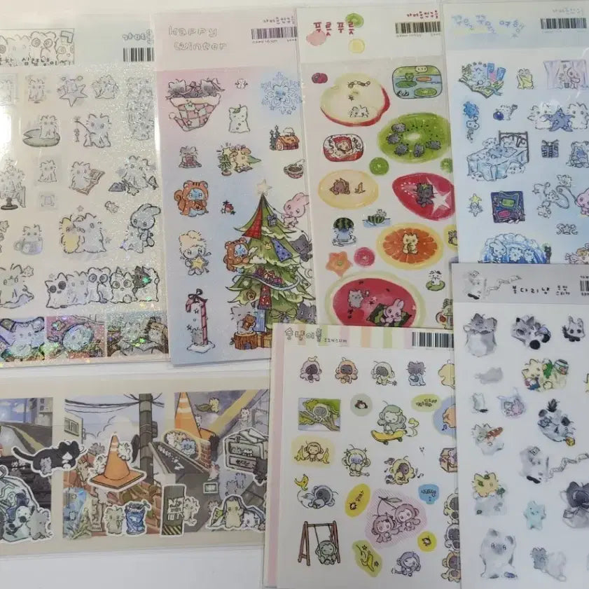 [BUNJANG] Light Friends Sticker Bundle Set / 일괄) 서일페 케일페 가벼운 친구들 운님 스티커