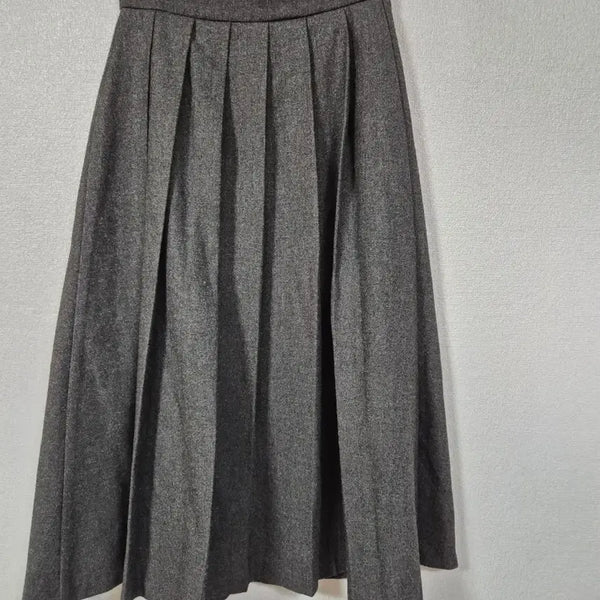 [BUNJANG] WELL KHOWN Wool Pleated Skirt S / WELL KHOWN 모직 플리츠스커트 S