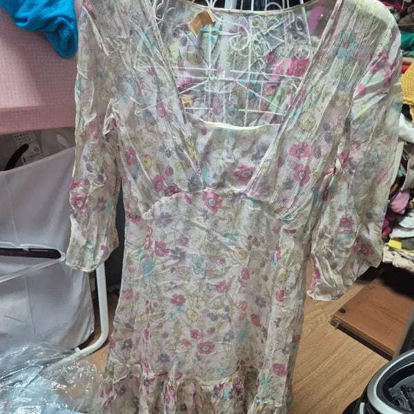 [BUNJANG] Derercuny Silk Mini Dress / derercuny 실크 미니원피스