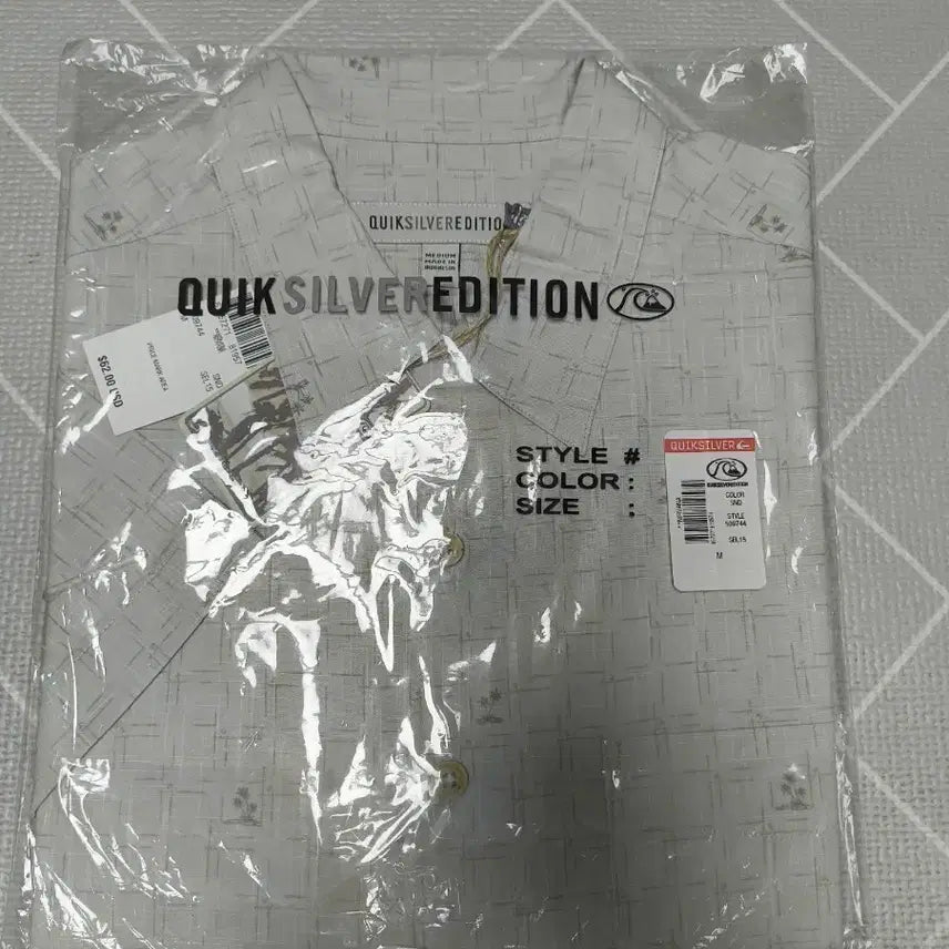 [BUNJANG] Quiksilver Edition Short Sleeve Shirt / 퀵실버 에디션 반팔 남방