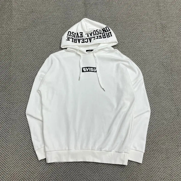 [BUNJANG] Evisu Center Logo Hoodie v5494 / 에비수 센터로고 후드티 v5494