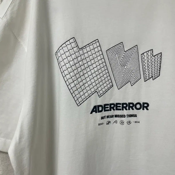 [BUNJANG] Ader Error TTS Logo T-Shirt White / A3 아더에러 TTS 로고 티셔츠 반팔 화이트