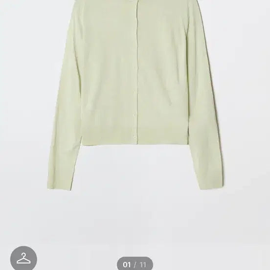 [BUNJANG] SPAO Cool Summer Cardigan M Light Green / 스파오 쿨 썸머 가디건 m 라이트그린
