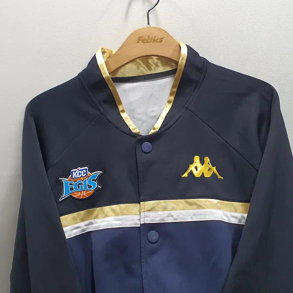[BUNJANG] KCC Aegis Warm-up Set (Jacket, Pants) - Player Worn (Jeon Tae-poong) / (전태풍 실착추정 팬츠포함) KCC 이지스 똑딱이 웜업 셋트