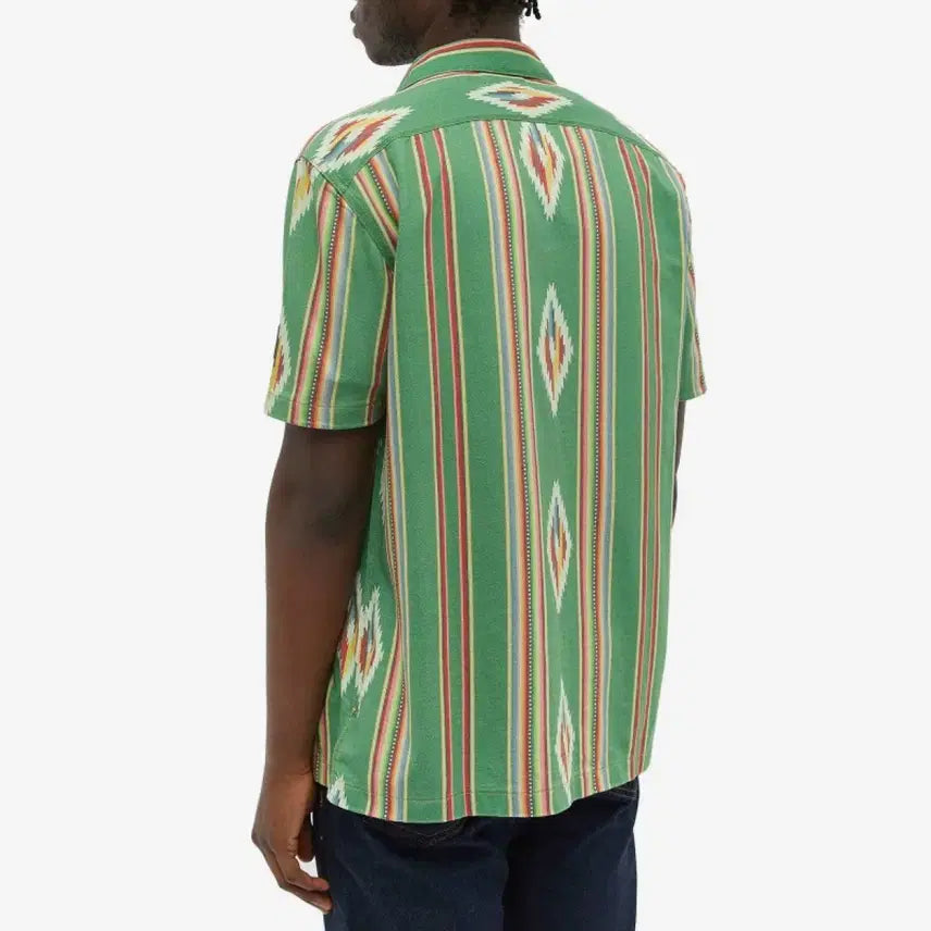 [BUNJANG] RRL Navajo Jersey Camp Short Sleeve Shirt L / RRL 더블알엘 나바호 저지 캠프 반팔 셔츠 L
